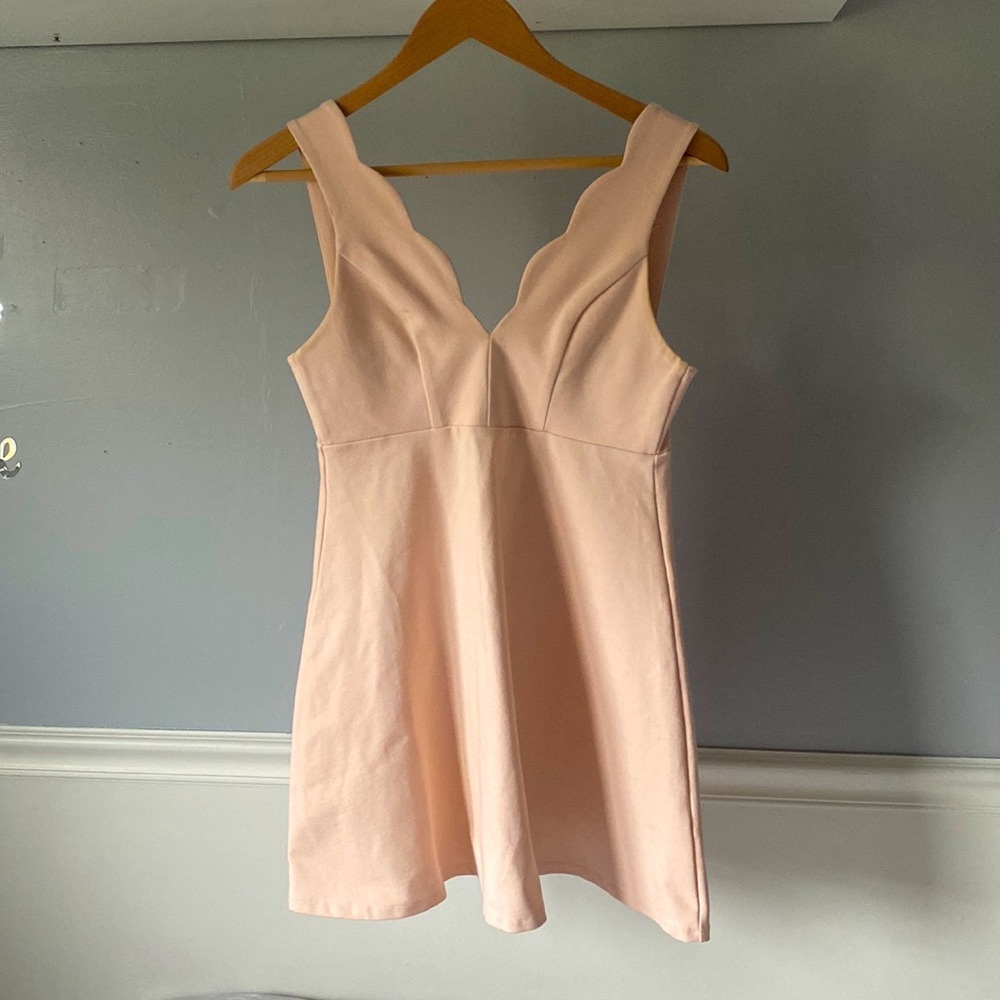 scallop dress